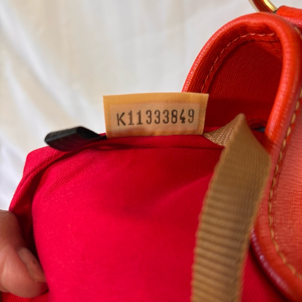 Dooney & Bourke Saffiano Kendall Crossbody Fall Tomato Bag Purse NEW - Picture 8 of 16